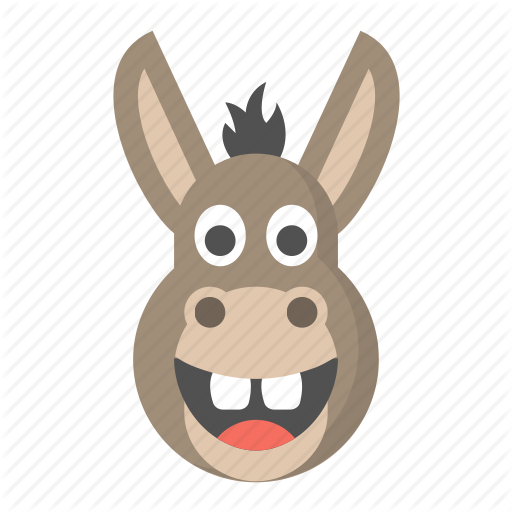 512x512 Animal, Ass, Democrat, Donkey, Emoji, Jackass Icon