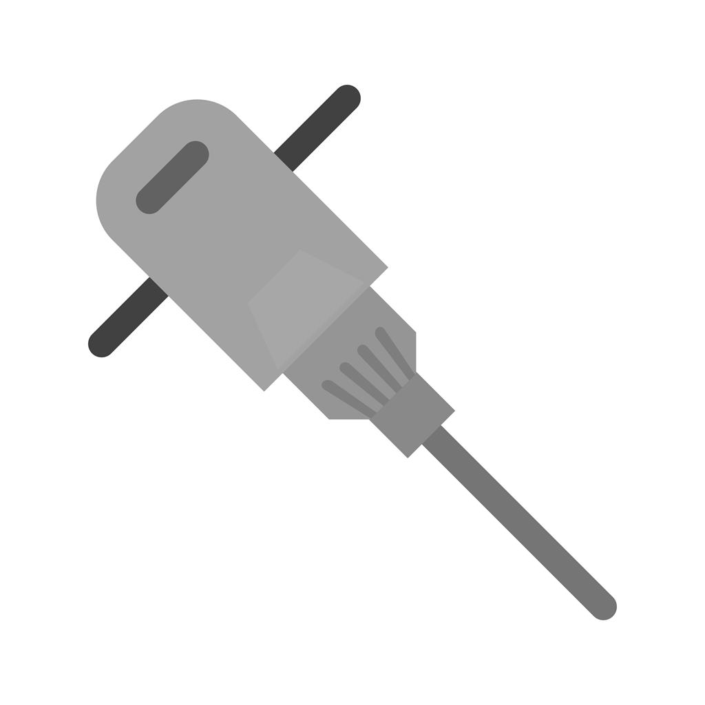 1024x1024 Jack Hammer Greyscale Icon