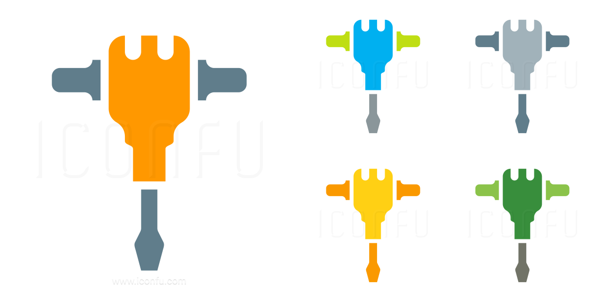 1200x600 Jackhammer Icon