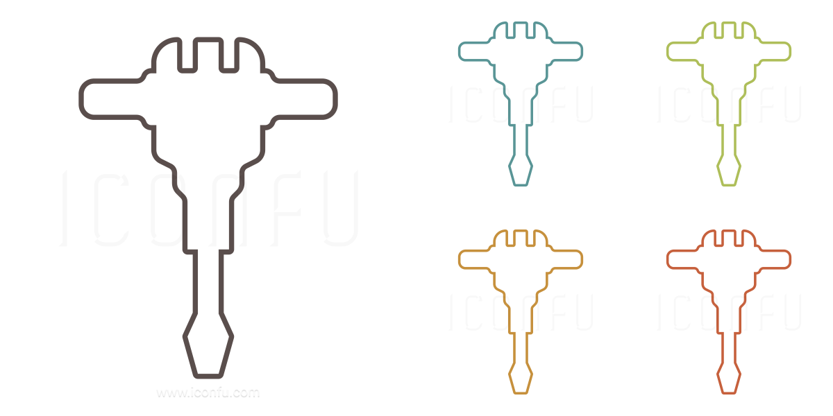 1200x600 Jackhammer Icon