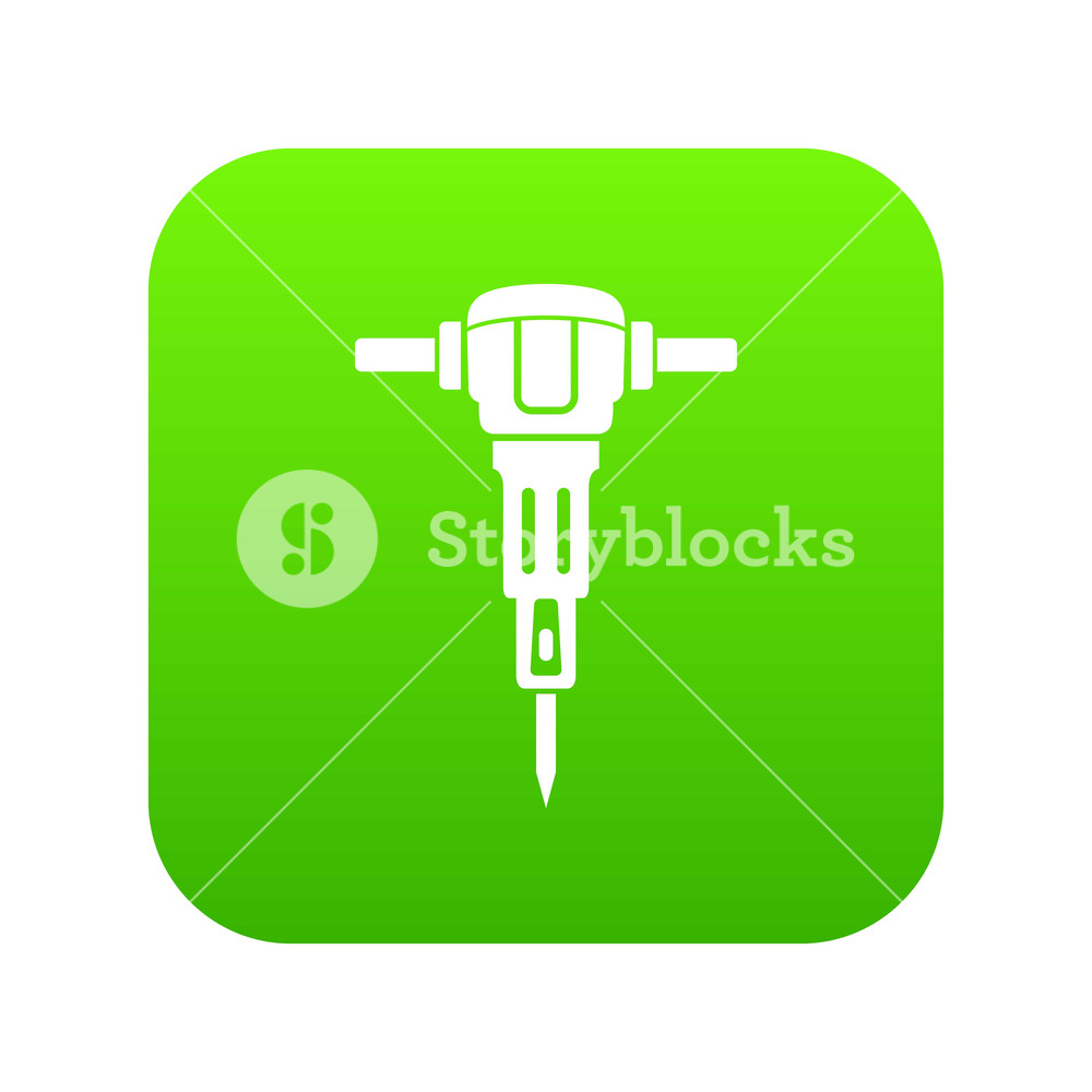 1000x1000 Jackhammer Icon Simple Illustration Of Jackhammer Vector Icon