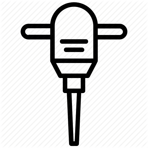 512x512 Demolition Hammer, Electric Hammer, Jackhammer, Pneumatic Drill