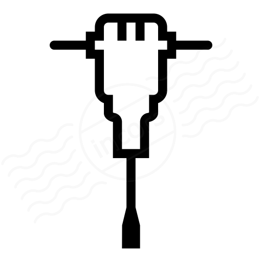 512x512 Iconexperience I Collection Jackhammer Icon