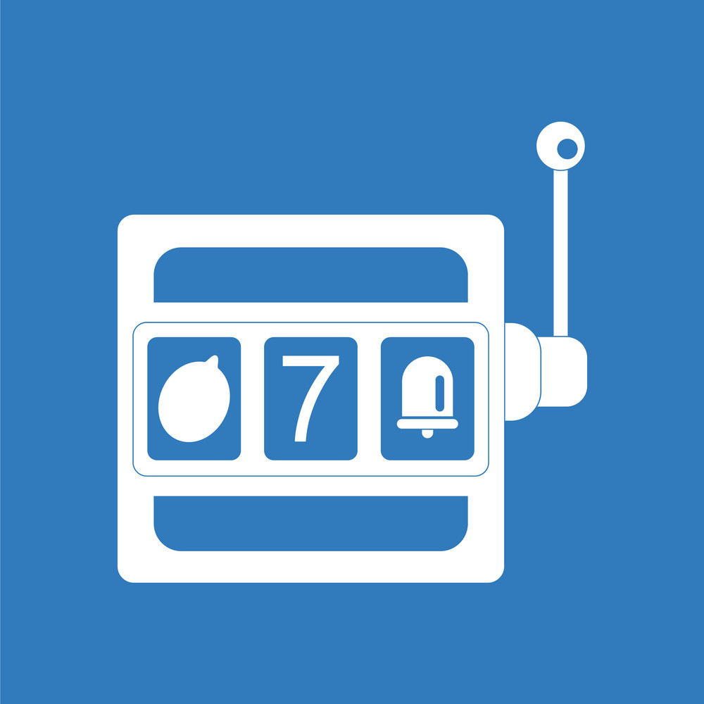 1000x1000 Icon Jackpot Machine Silhouette Vector Free