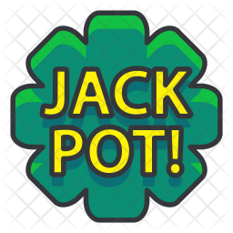 256x256 Jackpot Icon Of Colored Outline Style