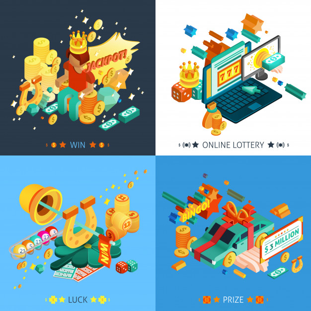626x626 Lottery And Jackpot Concept Icons Set Vector Free Download