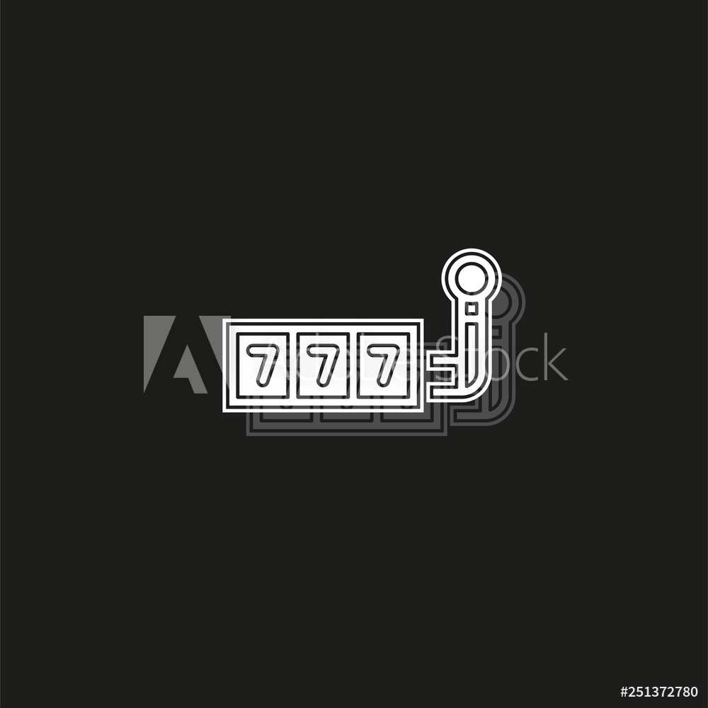 1000x1000 Photo Art Print Jackpot Icon, Vector Casino Gambling