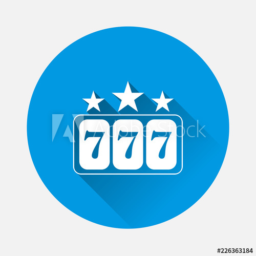 500x500 Vector Icon Winnings In The Casino On Blue Background Jackpot