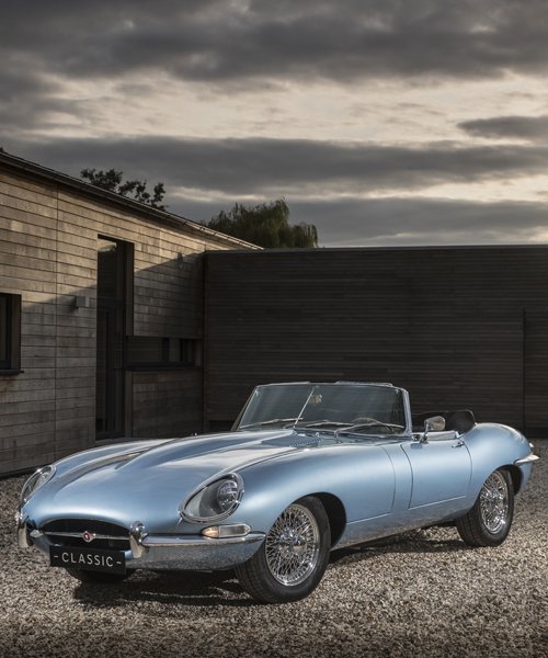 500x600 The Jaguar E Type Zero Electric Automobile Is An Icon Reborn