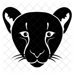 256x256 Jaguar Icon Of Glyph Style