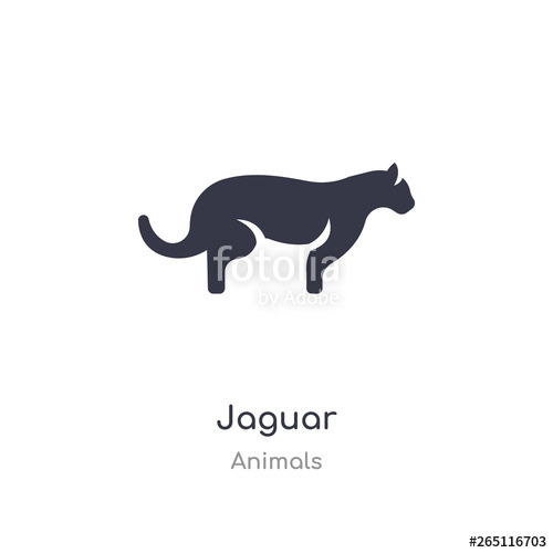 500x500 Jaguar Icon Isolated Jaguar Icon Vector Illustration From Animals