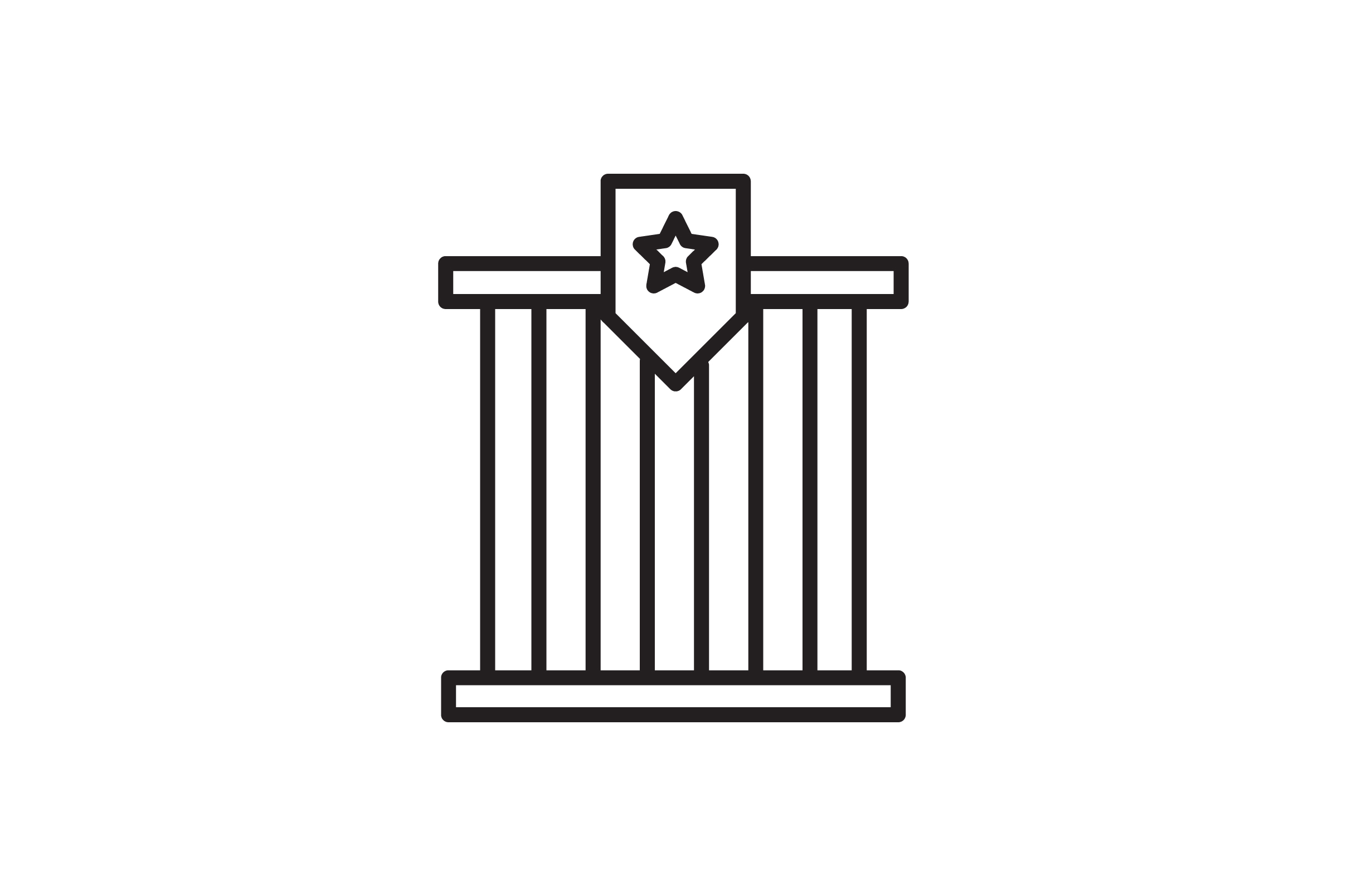 2417x1609 Jail Icon Graphic