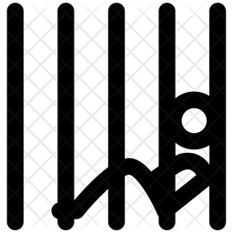 256x256 Jail Icon Of Line Style
