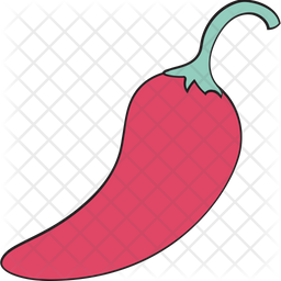 Jalapeno Icon Of Colored Outline Style 256x256 Jalapeno Icon Of Colored Outline Style