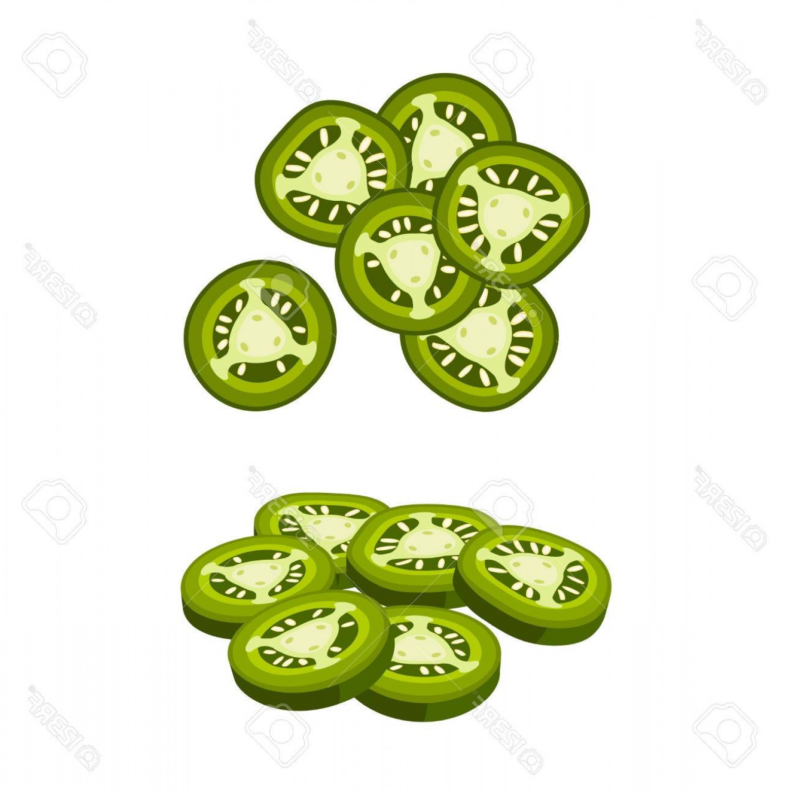 Photostock Vector Hamburger Ingredient Sliced Jalapeno Pepper 1558x1560 Photostock Vector Hamburger Ingredient Sliced Jalapeno Pepper