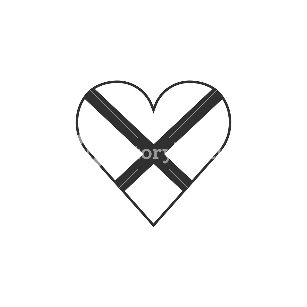 Jamaica Flag Icon In A Heart Shape In Black Outline Flat Design 1000x1000 Jamaica Flag Icon In A Heart Shape In Black Outline Flat Design
