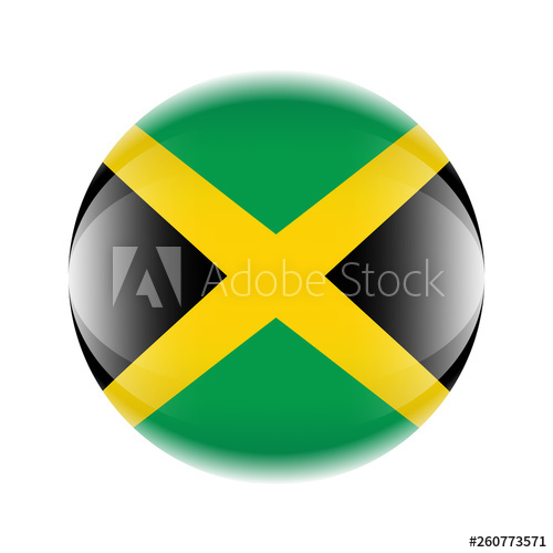 Jamaica Flag Icon In The Form Of A Ball Vector 500x500 Jamaica Flag Icon In The Form Of A Ball Vector