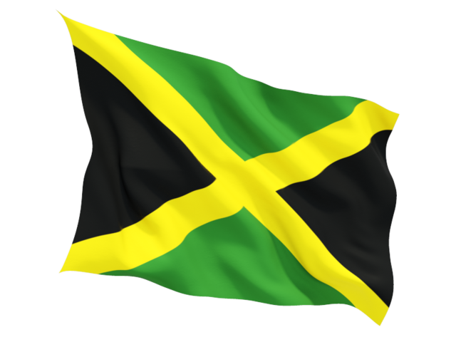 Fluttering Flag Illustration Of Flag Of Jamaica 640x480 Fluttering Flag Illustration Of Flag Of Jamaica