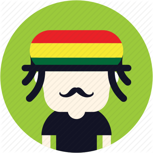 512x512 Avatar, Hip, Hippie, Jamaican, User Icon
