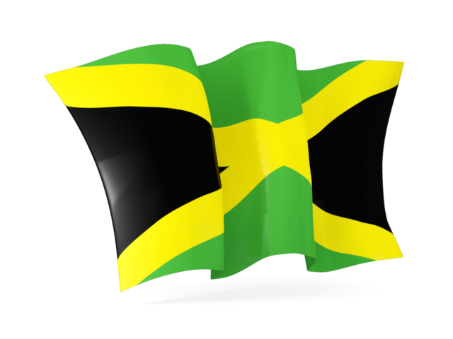 640x480 Waving Flag Illustration Of Flag Of Jamaica
