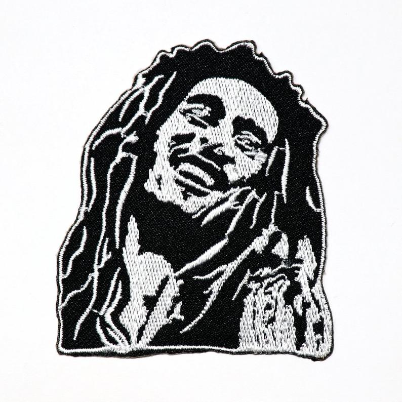 794x794 Bob Marley Patch Om Jamaican Singer Reggae Ska Music Icon Etsy