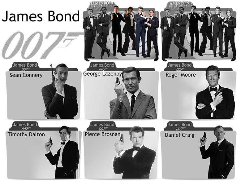 766x600 James Bond Actors Folder Icons