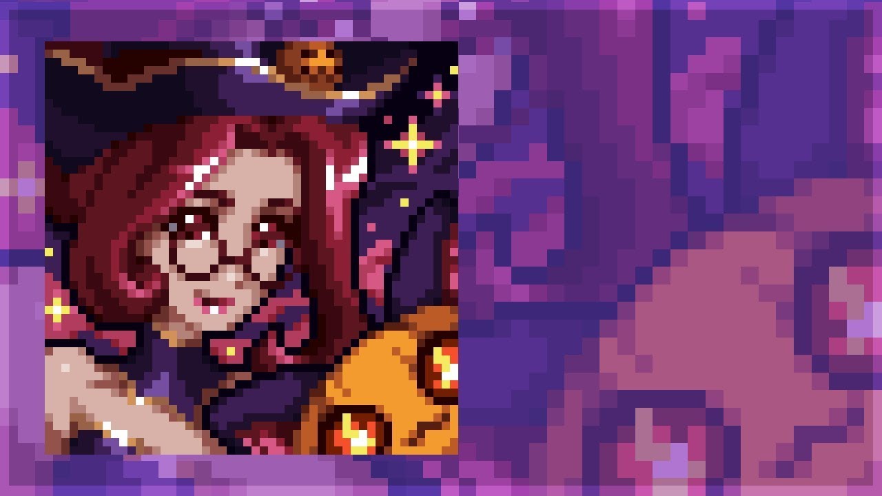 1280x720 Bewitching Janna Pixel Art Speedpaint