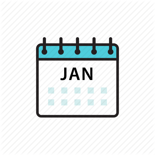 512x512 Calendar, Jan, January, Month Icon