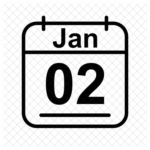512x512 January Icon Of Line Style