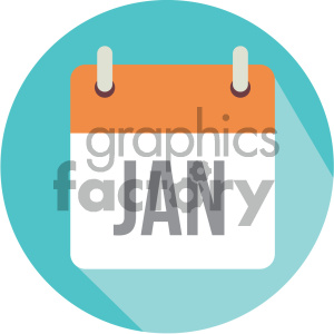300x300 January Calendar Vector Icon Clipart Royalty Free Gif, Png