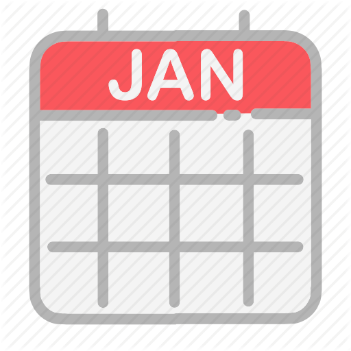 512x512 Calendar, Date, Dates, January, Month, Numbers, Ui Icon