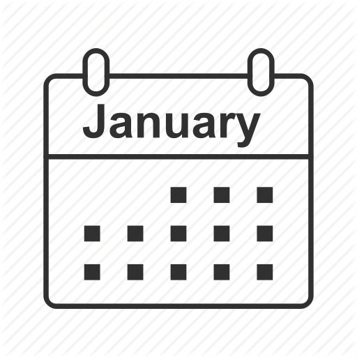 512x512 Calendar, Flip Calendar, January, Meeting, Month, New Year, Wall