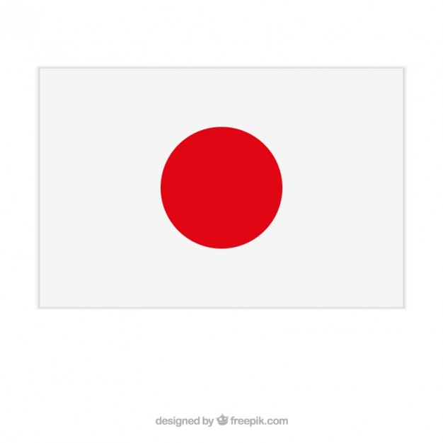 626x626 Japanese Flag Vector Free Download