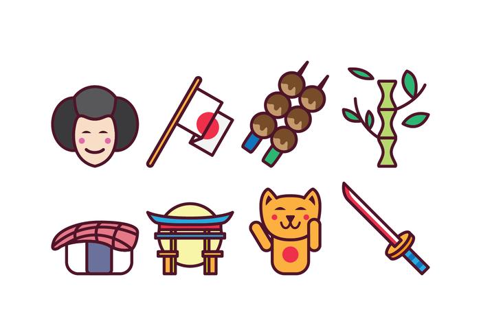 700x490 Free Japan Icon Set