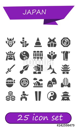 Vector Icons Pack Of Filled Japan Icons Stock Image 300x500 Vector Icons Pack Of Filled Japan Icons Stock Image