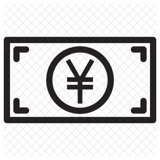 512x512 Japanese Yen Icon Of Line Style