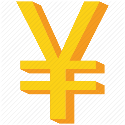 512x512 China, Chinese, Currency, Gold, Japanese, Yen, Yuan Icon