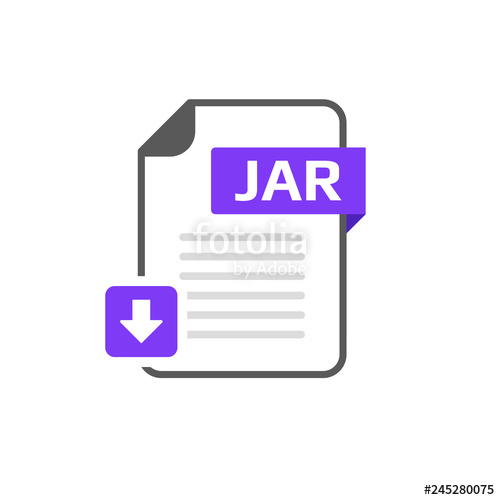 500x500 Download Jar Format, Extension Icon Stock Image And Royalty