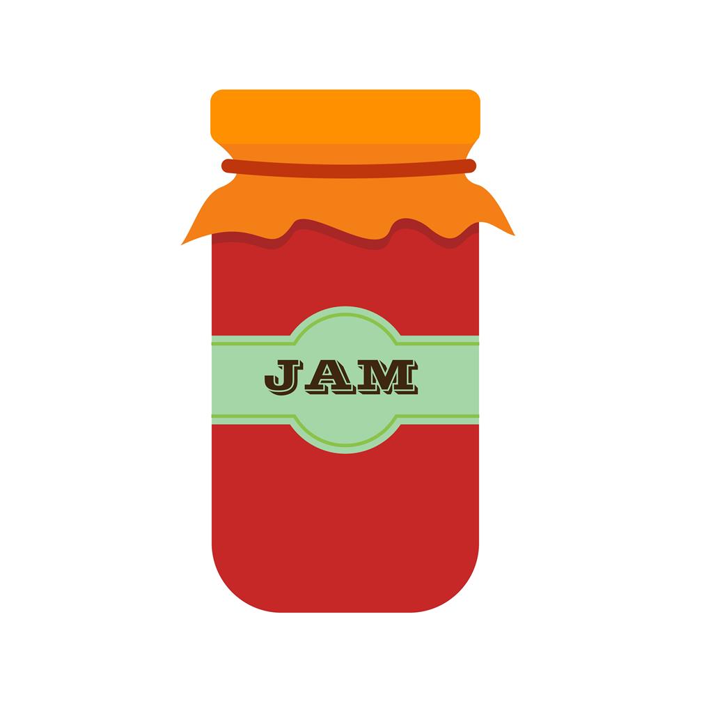 1024x1024 Jam Jar Flat Multicolor Icon