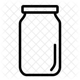 256x256 Jar Icon Of Line Style