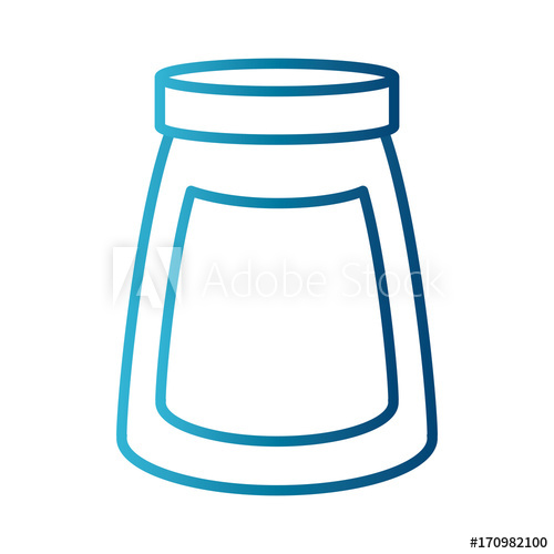 500x500 Coffee Ground Jar Icon Vector Illustration Graphic Design