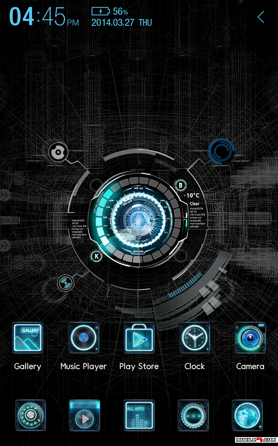562x900 Download Jarvis Iron Man Icon Pack Hd Go Launcher Themes