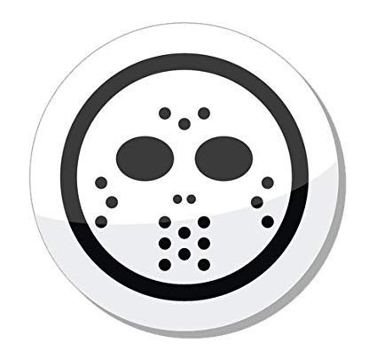 425x404 Halloween Monster Costume Icon Vinyl Decal Sticker