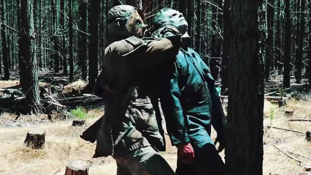 1000x563 Horror Icons Jason Voorhees And Michael Meyers Face Off In This