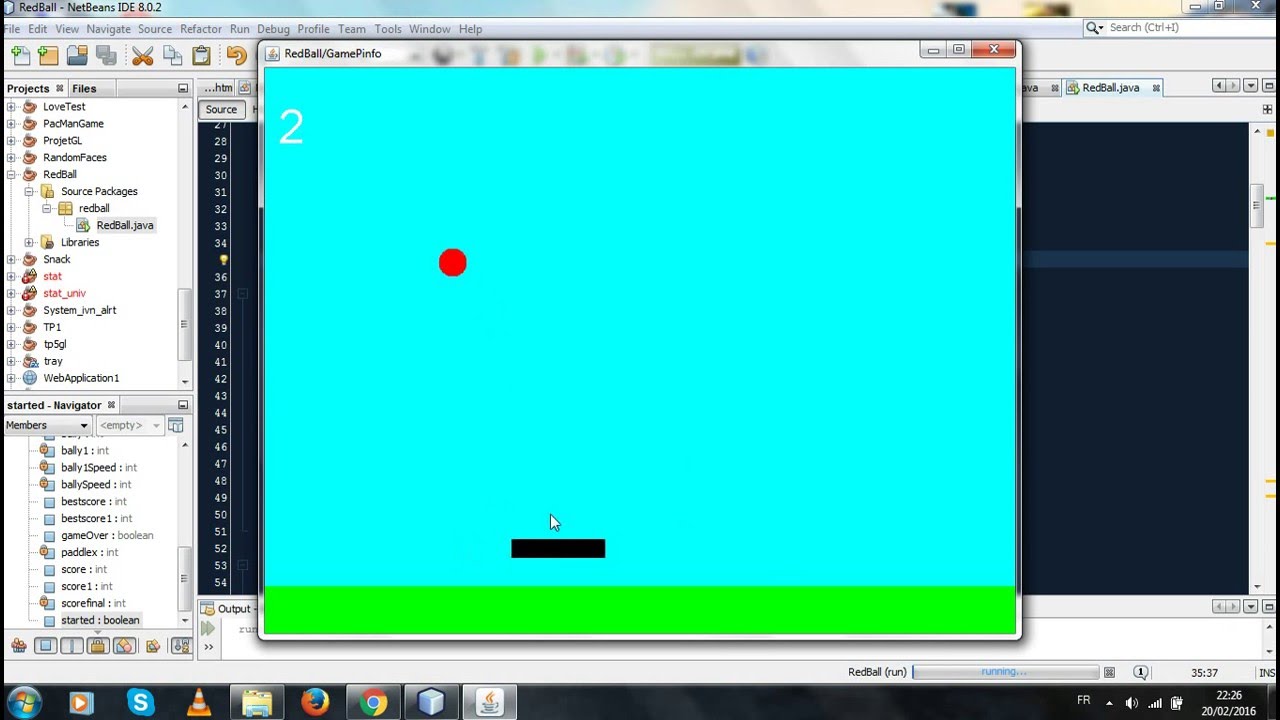 1280x720 Simple Game In Java Netbeans With Source Code