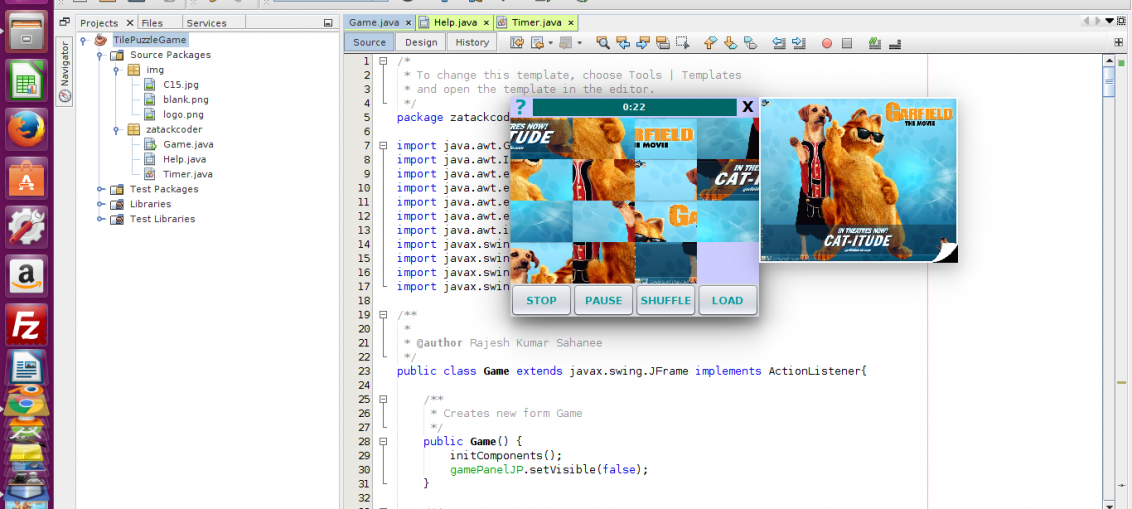 1132x509 Developing Tile Puzzle Game In Java