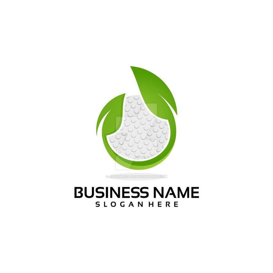 894x894 Nature Golf Logo Icon Vector