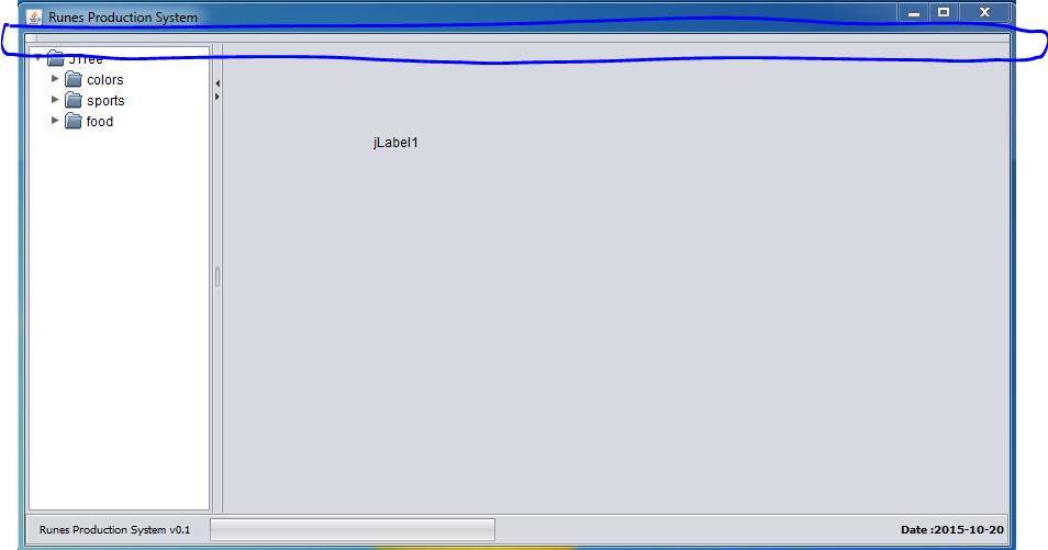 954x501 Custom Toolbar With Java Swing For Desktop