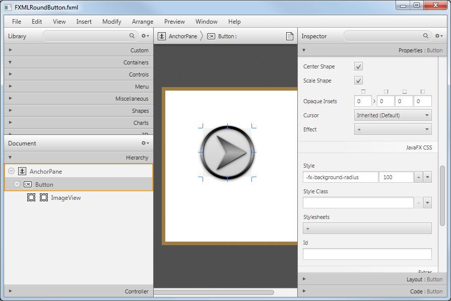 How To Fit A Button To A Circular Image In Scene Builder 895x598 How To Fit A Button To A Circular Image In Scene Builder
