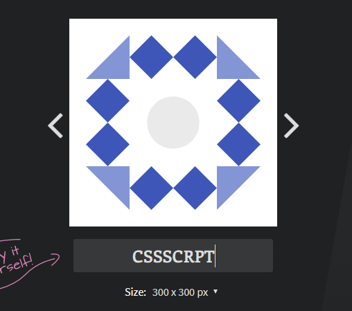 508x449 Identicon Generator With Javascript And Canvassvg